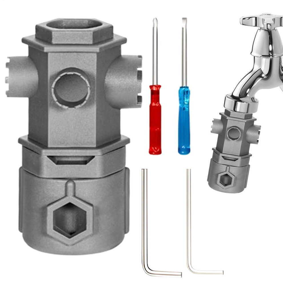 Multifunctional Sink Wrench Tool - Faucet Key, Drain Key, Bathroom Sink Tools, Adjustable Size, Durable Material 6482260356273