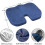Cuscino ergonomico con gel, cuscino ortopedico, cuscino in memory foam 3