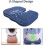 Cuscino ergonomico con gel, cuscino ortopedico, cuscino in memory foam 4