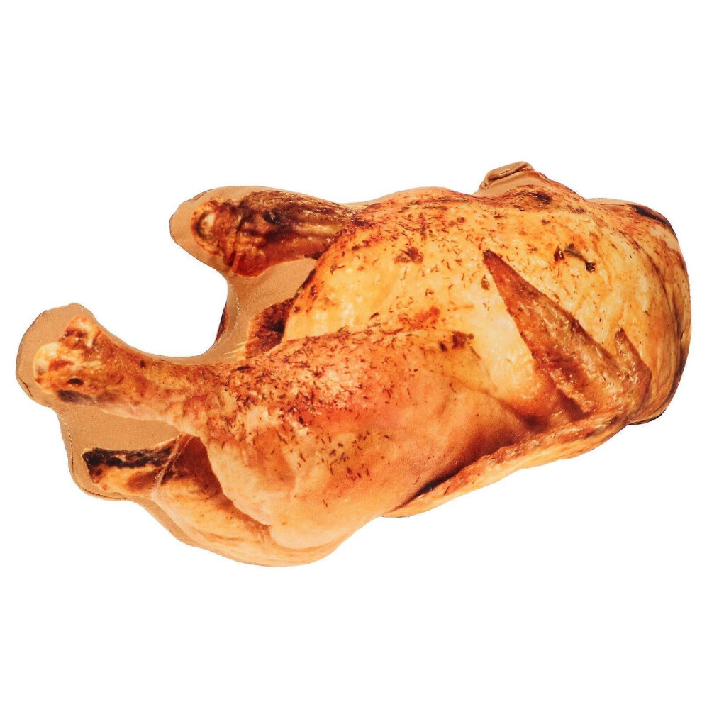 Throw Pillow Roasted Chicken Shaped Throw Pillow Round Throw Pillow Sofa Decorative Plush Pillow