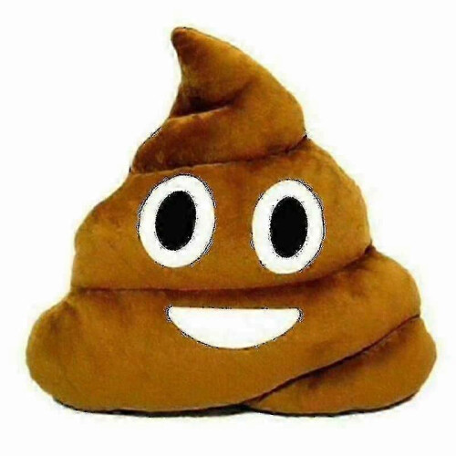 Cuscino Emoji Cacca da 35 cm, morbido e soffice, per la decorazione della casa