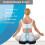 Cuscino per sedia da ufficio - Cuscino rigido in memory foam per coccige - Coccige, sciatica, dolore 3