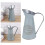 1pcs Metal Pitcher Vase 5