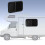 25.59x16.54in RV Windows Aluminium Alloy Rounded 12