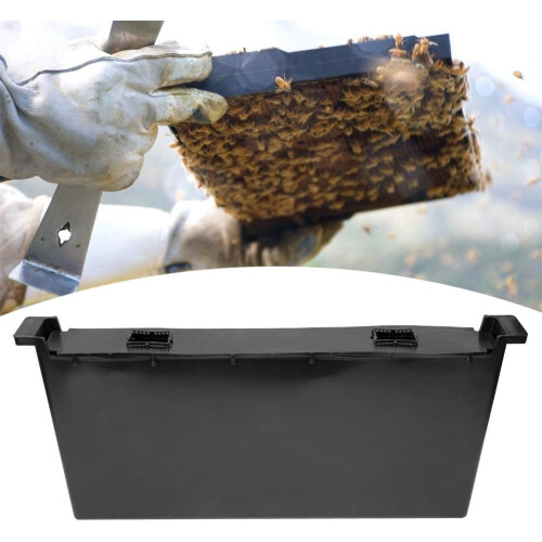 4L Plastic Beehive Water Feeder for Bees, Black Beekeeping Drinking Device, Durable Bee Supply Tool 1