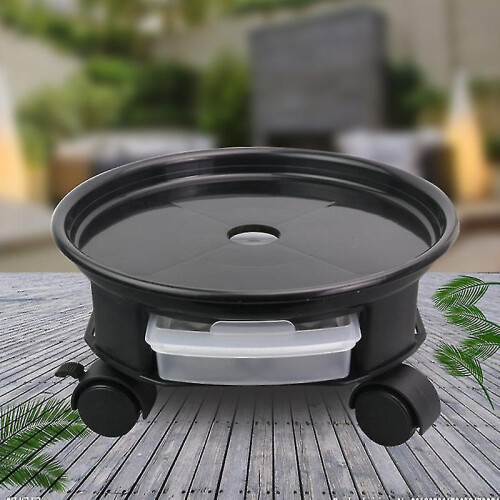 The New 1pcs Round Wheel Flowerpot Tray 1
