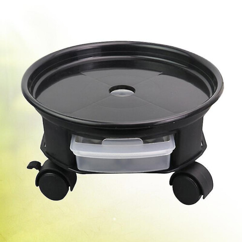 The New 1pcs Round Wheel Flowerpot Tray 2