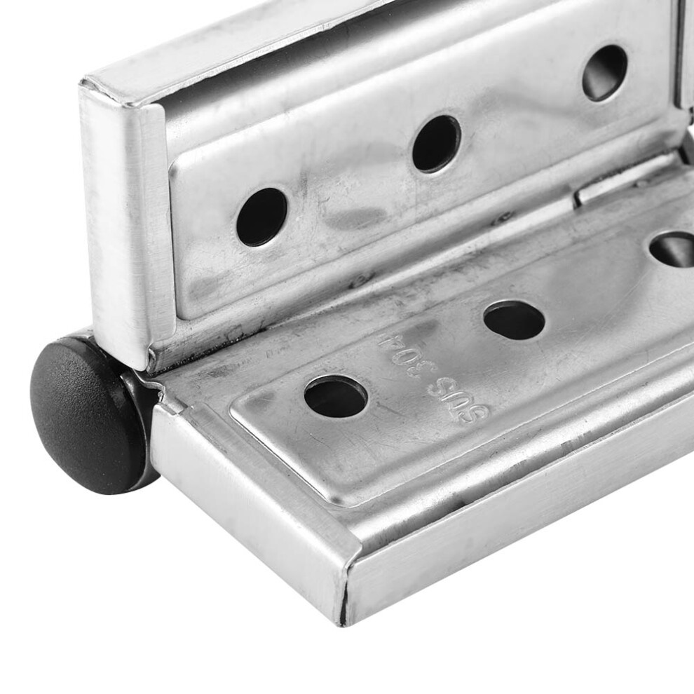4Pcs Stainless Steel Spring Hinges For Cabinets & Wardrobes Automatic Closure 4631346226029