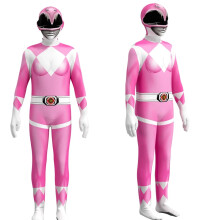 (Pink Ranger, Kids 110cm) Fantasia Power Samurai Rangers Cosplay Costume Kids Adult Morpher Mighty Morphin Superhero Mask Halloween Jumpsuit Suit