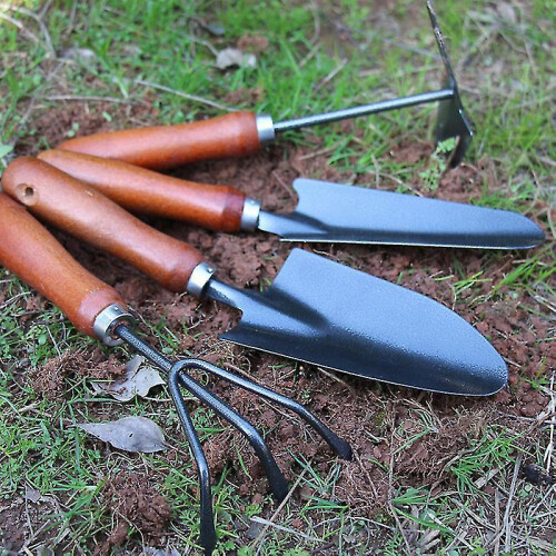 4pcs Wooden Handle Planting Tool 2