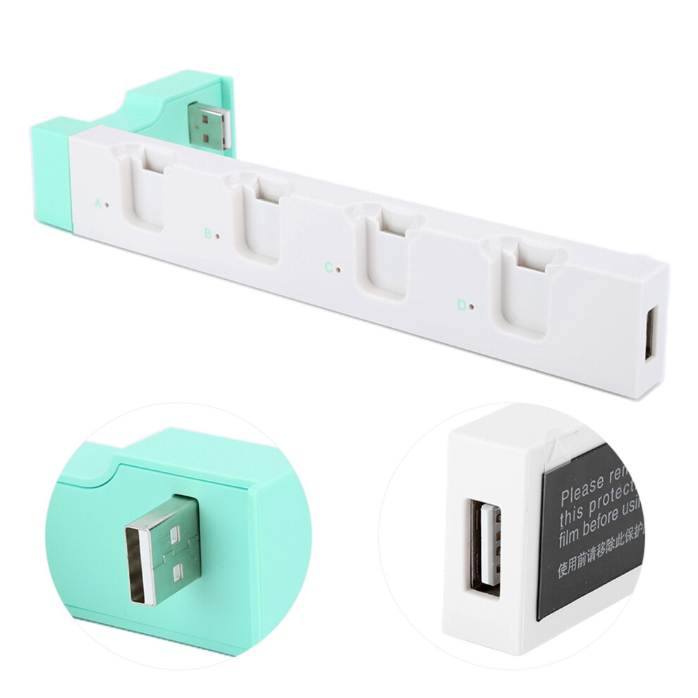 4 Slots Charging Dock For Nintendo Switch Joycon Pg-9186 Green 9411346226114