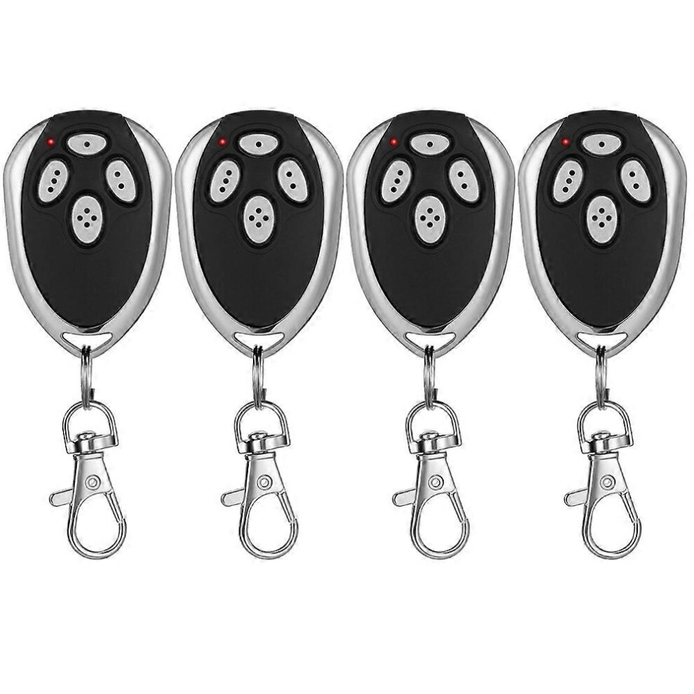 4 Pcs 4 Channels Gate Opener Remote Compatible For Lm123 433.92Mhz Garage Door Remote Control Transm 6935159111199