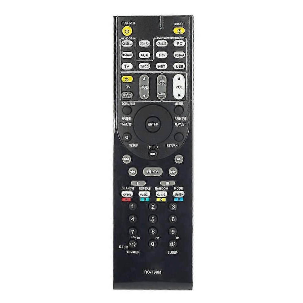 Rc-799M Remote Control For Onkyo Audio Video Receiver Tv Dvd Cd Bd Hts5400 Htr391 Edition0722 6935159094607
