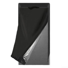 Fridge Cover 210D Waterproof Black Dustproof Protector for 66 x 61 x 156 cm Refrigerators