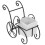 1pcs Cart Design Flowerpot 1