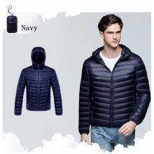 (XL-Marineblau) NewBang Daunenmantel für Herren, ultraleichte Daunenjacke, warme Jacken, Windbreaker,