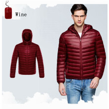 (xxL-Wein)NewBang Daunenmantel Herren Ultraleichte Daunenjacke Herren Warme Jacken Windbreaker Leicht