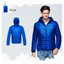 (M-blau)NewBang Daunenmantel Herren Ultraleichte Daunenjacke Herren Warme Jacken Windbreaker Leichter