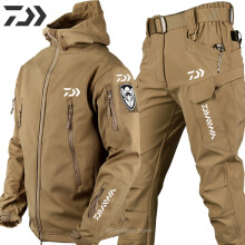 (Praktiker 02-xL) Herr Taktisk vindtät vattentät jacka Special Forces Softshell fiskedräkt Herr
