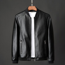 (xL-Schwarz) Plus Größe 8XL 7XL Winter Leder Jacke Mantel Männer Bomber Motorrad PU Jacke Kausal Vintage