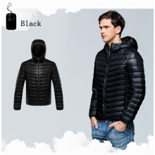 (xxxL-schwarz)NewBang Daunenmantel Männlich Ultraleichte Daunenjacke Herren Warme Jacken Windbreaker
