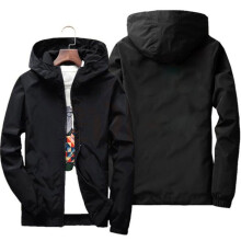 (Asiatische Größe-S-Schwarz-2) Nationals Geographics Herrenjacke