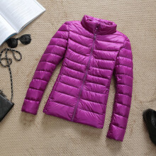 (xxL-Paars) 90% ultralichte plus size dunne donsjas voor dames 2025 herfst/winter slanke korte capuchon