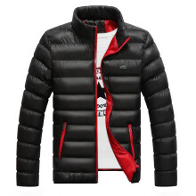 (4xL-Schwarz) Herren High-End Casual Stickerei Mantel Herbst und Winter Herren Business Jacke 2025 Neue