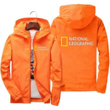 (Asiatische Größe-S-Orange) Nationals Geographics Herrenjacke