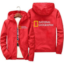 (Asiatische Größe-6xL-rot) Nationals Geographics Herrenjacke