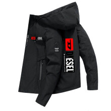 (5xL-3) Vår- och höstjacka för utomhussporter och fiske, tunn jacka, Koreansk casual, trendig, mönstrad,