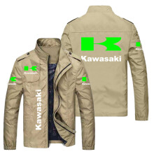 (M-Khaki) Chaqueta de poliéster estilo retro para hombre, estilo casual, primavera/otoño 2025, marca