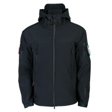 (2xL-bk jas) Tactische jas Winterpak Waterdicht Wandelen Winddicht Militaire Jachtkleding Vissen