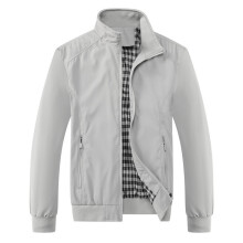 (xxL-0149 gris) Chaqueta bomber ajustada de estilo casual para hombre, ideal para primavera y otoño