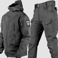 (L-gy set 1) Tactische jas Winterpak Waterdicht Wandelen Winddicht Militaire Jachtkleding Vissen
