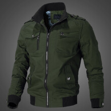 (xxL-Green) Jacket Men Fashion Casual Windbreaker Jacket Coat Men 2025 Spring Autumn New Hot Outwear