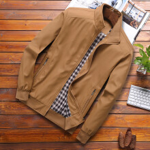 (xxL-0149 khaki)2025 Spring Autumn Casual Solid Fashion Slim Bomber Jacket Men Overcoat New Arrival