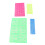 4 Pieces Letter Number Stencils Plastic Material 7