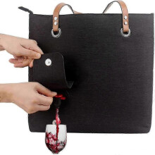 Shared Wine Tote with Drink Dispenser, Tote Shoulder Bag for Beach, Travel, Picnic, Camping g20242320613c