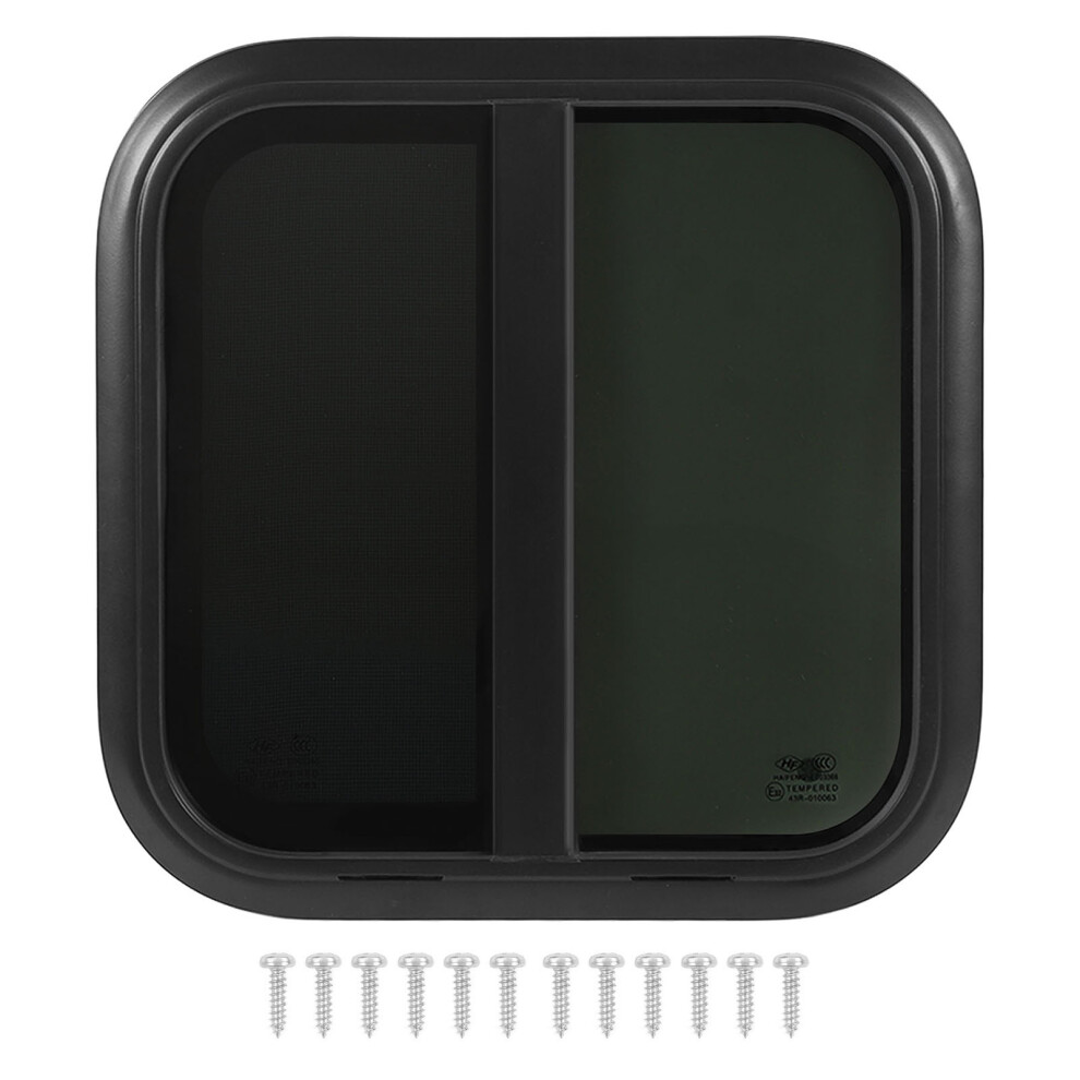 600X600mm Rv Rounded Windows Aluminium Alloy Black 8320539747705