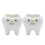 2pcs Tooth Flower Pot 1