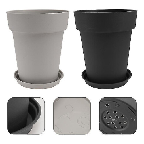 2set Plastic Succulent Flowerpots 2