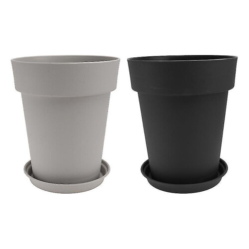 2set Plastic Succulent Flowerpots