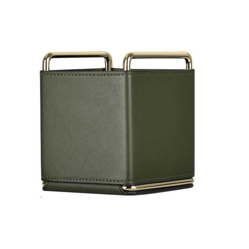 (Blackish ) Desktop Storage Box Pencil Holder Remote Control Sundries Container Green