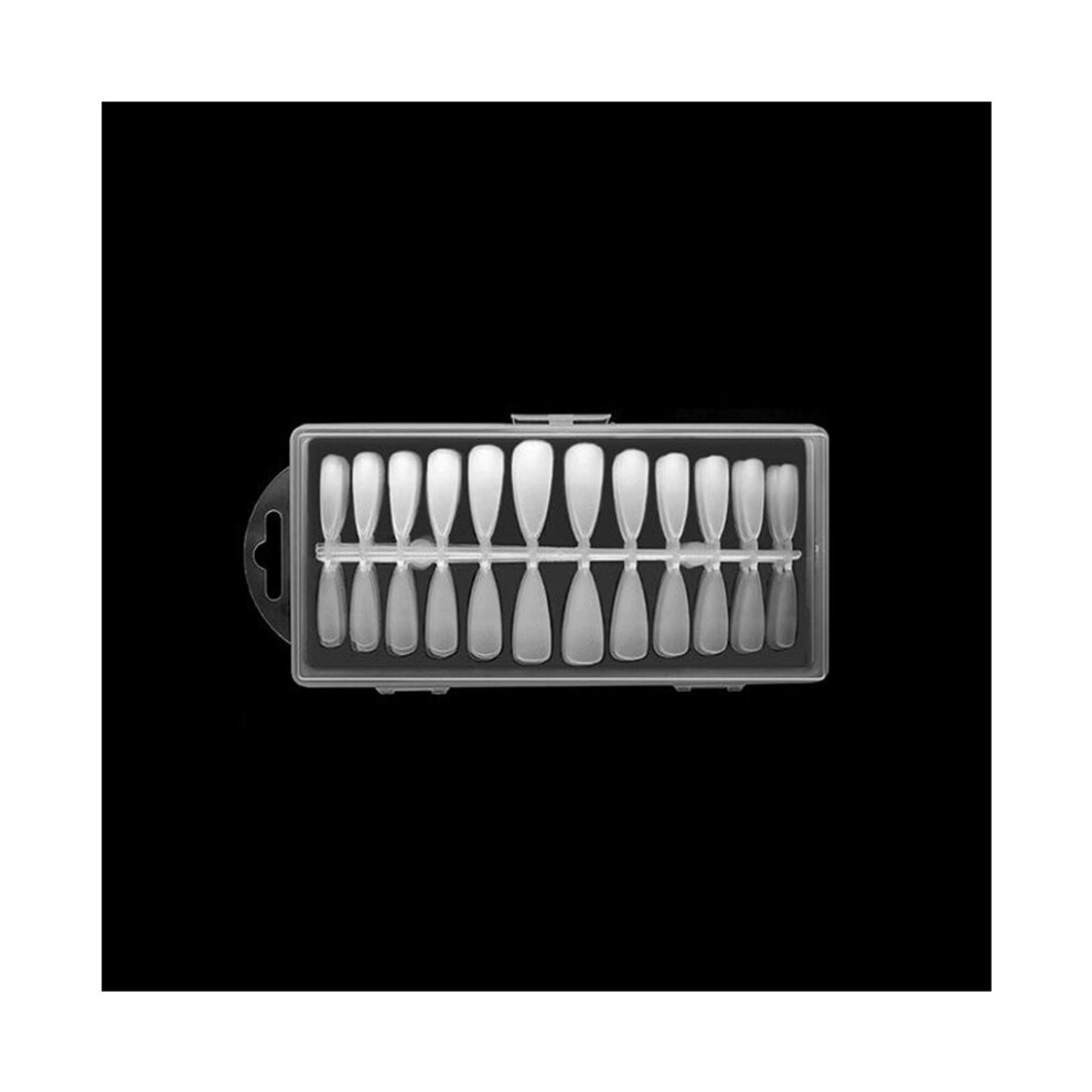(Water Drop) Pack of 240 False Nail Extension Fake Tips Decoration Manicuring Tools