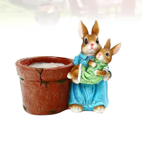 1pcs Resin Rabbit Ornament 1
