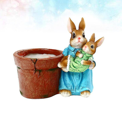 1pcs Resin Rabbit Ornament 2