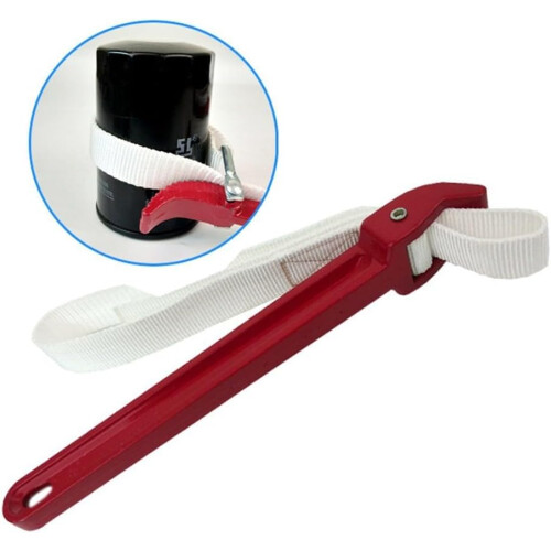 30.5 cm Oil Filter Element Wrench, Long Strap Design for Tight Spaces, Durable and Secure Access Tool 2