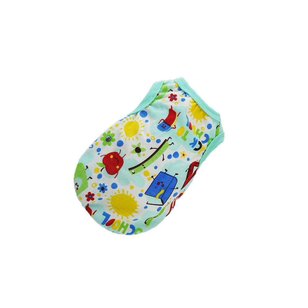 (Stationery Pattern, L) Dog Clothes Pets Supplies Pet Apparel Dogs T-Shirts Various Sizes-image-OPC-PK9X2K8-NEW