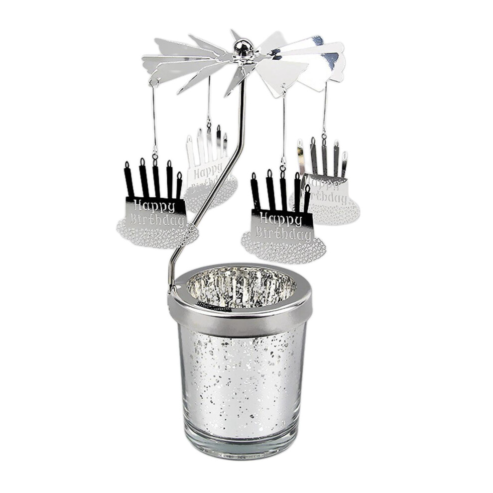 (Cake) Stylish Rotating Candlestick for Festive Wedding Decorative Tea Light-image-OPC-PK9X768-NEW